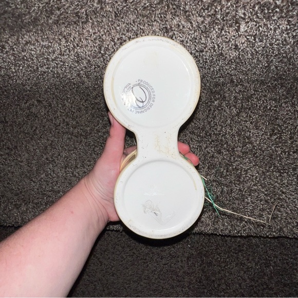 Vintage Herbal Vinger And Oil Cruet Set Herbal Gardens Kate Mawdsley - Picture 4 of 4